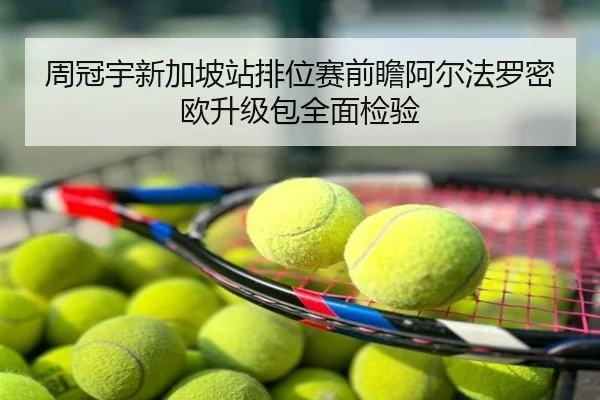 周冠宇新加坡站排位赛前瞻阿尔法罗密欧升级包全面检验